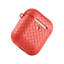 Springsun Hafif Ve Şok Emici Tpu Kılıf - Airpods 1/2 İçin Renkli Koruma Kılıfı Kırmızı