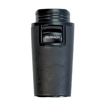 Parmida Çift Torch Pürmüz Delicili Gövdesi Deri Siyah Metal Puro Çakmağı - Tr9614