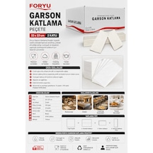 Foryu Garson Katlama Peçete 33x33-12x100 2 Katlı