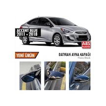 Hyundai Accent Blue Sinyalli Batman Yarasa Ayna Kapağı Piano  Blac