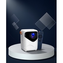 Taşınabilir 1080p Hd Akıllı Projektör 64gb Dahili Hafıza 2gb Ram