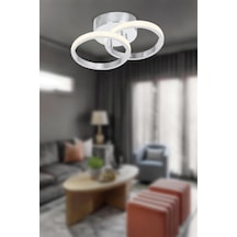 Eray Aydınlatma 9242 Plf Krom Ledli Tekli Avize Gümüş