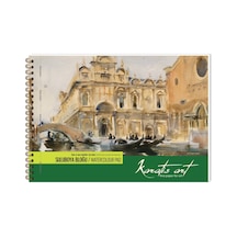 Keskin Color Karatis Suluboya Bloğu Resim Defteri Spiralli Art 300 Gram A5 12 Yaprak 488009-99 Çok Renkli