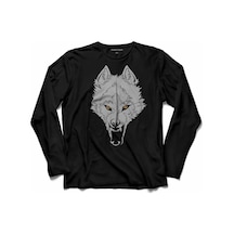 Wolf Moon Bozkurt Ay Uluyan Kurt Göktürk Uzun Kollu Tişört