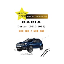 Dacia Duster 2010-2014 Araca Özel Silecek Ön İki