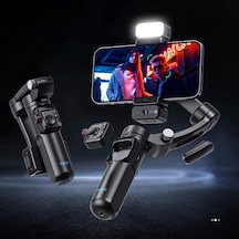 Çeşithane M03 Profesyonel 3 Eksenli Gimbal Stabilizatör - Yapay Zeka Aı Yüz Takibi, Kablosuz Mikro