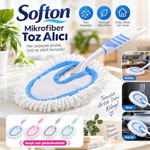 Mikrofiber Toz Alıcı Püskül Çizmez Çok Amaçlı Ev, Araç, Ekran Ve Mobilya Temizleme Fırçası