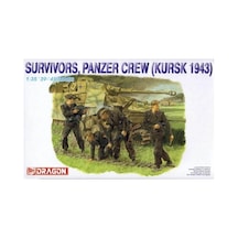 1/35 Survivors Tank Mürettebatı Kursk 1943 Asker Figür Maketi, Dragon 6129