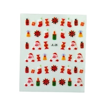 No.26 - 3d Tasarım Yapışkan Tırnak Sticker Tırnak Dövmesi Nail Art