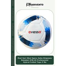 Özel Seri Okul Sporu Saha Ekipmanı Rekabet Hyb-20 Profesyonel Hybrıd Futbol Topu 5 No Çok Renkli