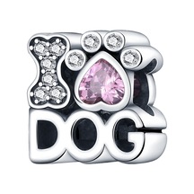 Fubena I Love Dog Yazılı Charm