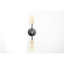 Riolight Modern Ikili Metal Aplik (553632820) Siyah