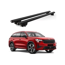 Kanca Skoda Kodiaq 2017 Ve Sonrası Uyumlu Siyah Kilitli Ara Atkı 120cm Port Bagaj Tavan Barı
