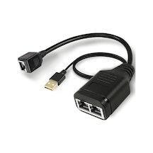 4711 1x2 Port Rj45 Usb Güç Destekli Ethernet Switch Splitter Çevi