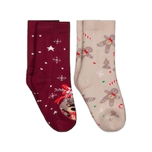 Civil Boys Gift Deer Havlu 2'li 3-11 Yaş Erkek Soket Çorap - Standart