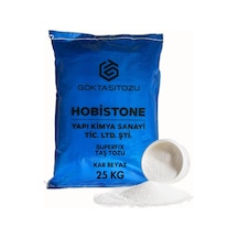 Superfıx Taş Tozu Hobi Harcı Obje Mumluk Heykel Saksı Tepsi Yapımı İçin Kar Beyaz Döküm Tozu 25 Kg
