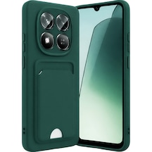 Xiaomi Redmi Note 15 Pro 4g Uyumlu Kelvin Kartvizitli Silikon - Koyu Yeşil