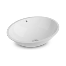 Quarter Bath Tezgah Altı Lavabo 54x44 Cm Gömme Lavabo Parlak Beyaz Seramik 70sp25054