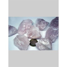 Pembe Kuvars Taşı Ham Parçalar Orta Boy 28-32gr Çok REnkli