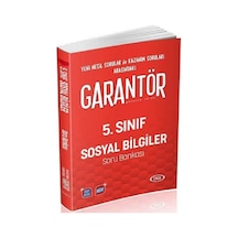 Data Yayınları 5. Sınıf Sosyal Bilgiler Garantör Soru Bankası (547921484)