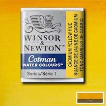 Winsor & Newton Cotman Yarım Tablet Sulu Boya 109 Cadmium Yellow Hue Çok Renkli