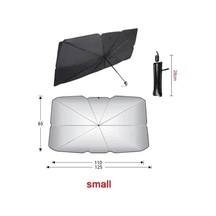 Goldenqian Araba Güneşliği Şemsiye Cam Katlanır Ön Şemsiye Şemsiye Tipi Güneş Gölge Araba Pencere Yaz Güneş Koruma Aksesuarları 1pcs Small