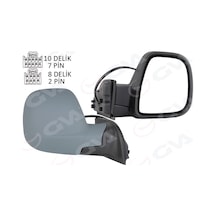 Gva 1029108 Dış Dikiz Aynası Fıat Yeni Doblo Combi- Carg0 Elektrikli Astarlı Rezistanslı Otomatik Açma Kapama Sağ 23- 155303122