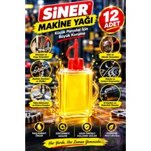 12 Adet Siner Makine Yağı 35 Cc Çok Amaçlı Yağlama Yağı Dikiş Makinesi Bisiklet Zinciri Küçük Ev Aletleri