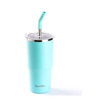 Tantitoni Mavi 2 Fonk. Çift Katmanlı Pipetli Termos Bardak 700 Ml