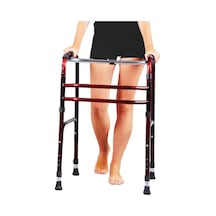 Walker Volkır Wolker Katlanır Bordo Yürüteç Hasta Yaşlı