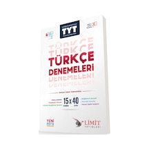 TYT Türkçe 15x40 Denemeleri -  Limit Yayınları