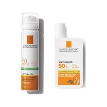 La Roche Posay Anthelios SPF 50+ Invisible Yüksek Koruma Güneş Kremi 50 ML + La Roche Posay SPF 50 Parlama Karşıtı Güneş Kremi 75 ML