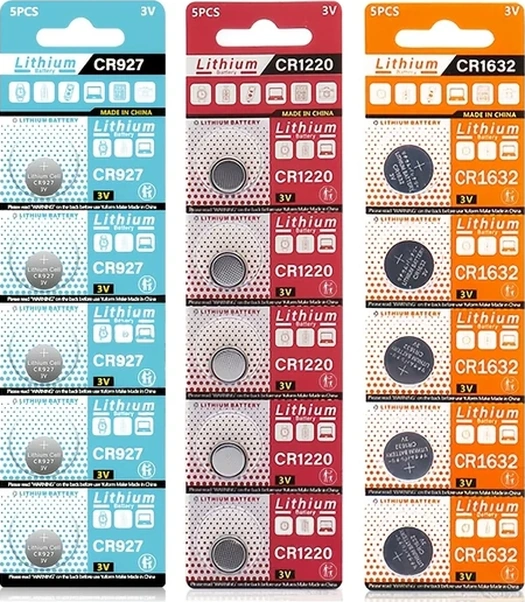 Wangxi Cr1632 10 Adet Cr927 Cr1220 Cr1632 Düğme Pili Küçük Elektronik Cihazlar İçin Wangxi Cr1632 10 Adet Cr927 Cr1220 Cr1632 Düğme Pili Küçük Elektronik Cihazlar İçin