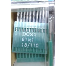 Dcx1 18 Numara Sanayi Tipi Overlok Dikiş Makina Iğnesi 100.Adet Çok Renkli