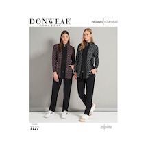 Donwear Kadın Pijama Takımı 7727 Zümrüt