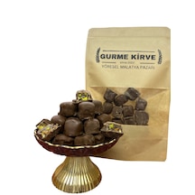 Çikolata Kaplı Antep Fıstıklı Lokum 400 Gram