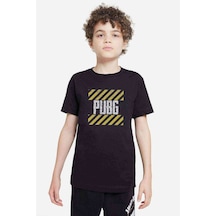 Tshirthane Pubg Baskılı Unisex Çocuk Siyah Tshirt (528469808)