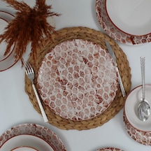 Snake 18 Parça Yemek Takımı Karamel