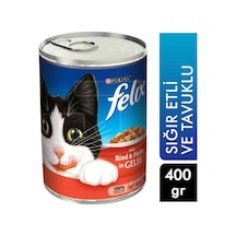 Felix Kedi Maması 400 G Sığır Etli Ve Tavuklu 20'li Paket