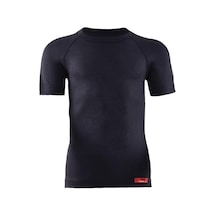 Blackspade 9267 Kids Siyah Sıfır Yaka Kısa Kol Thermal