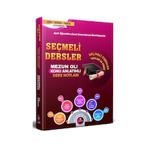 Mezun Ol Seçmeli Dersler Konu Anlatımlı Ders Notları - Açık Öğret