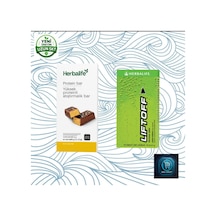 Herbalife Protein Bar 14'lü Paket + Liftoff Efervesan İçecek Limon Aromalı 10'lu Paket Barliftoffset1l