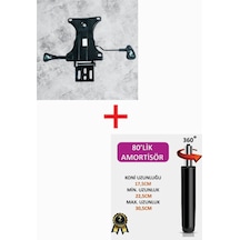 Cemre Ticaret Çift Kollu Kuyruklu Mekanizma+80'lik Siyah Piston