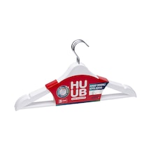 Huub Ahşap Desenli Askı 3'lü 3 Adet Renkli