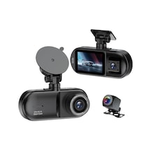3 Kameralı 4k 360 Araç İçi Kamera Gece Görüşlü Ön Arka İç Kamerası Wifi