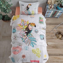 Tek Kişilik 4 Mevsim Set Paradıse V1 Somon