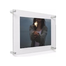 A4 Şeffaf Pleksi Tabela Resim Fotoğraf Çerçevesi (21X30) (495262037)