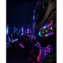 Bt5.3 Motosiklet Kask İletişim Sistemi Çift Telefon Destekli - Lisinya