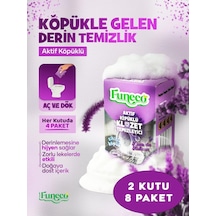 Funeco Lavanta Ferahlığı - Avantajlı Paket - 2 Kutu - 8 Paket - Tuvalet Klozet Temizleyici, Aktif Köpüklü