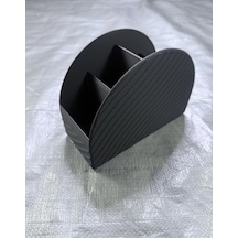 Bezos 3d Baskı Uzaktan Kumanda Organizeri - Çok Bölmeli Tv Kumandası Masaüstü Düzenleyici-siyah Bzs01